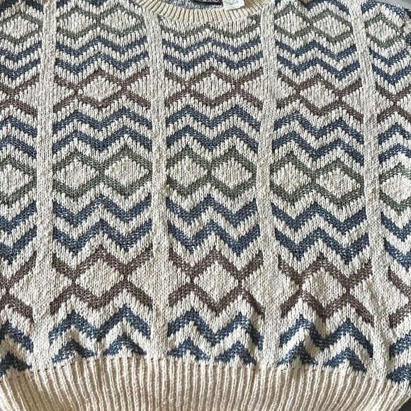 Vintage Inc. Chevron Sweater Sz. M - Picture 3 of 8